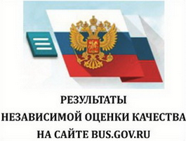 Результаты независимой оценки качества на сайте bus.gov.ru