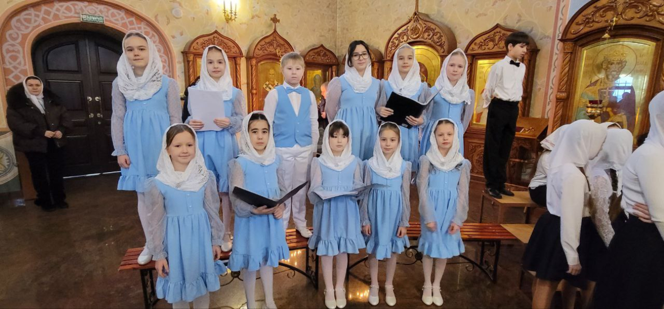 Ансамбль «Первоцвет» На фестивале «Рождественское созвучие» в храме Святой равноапостольной княгини Ольги